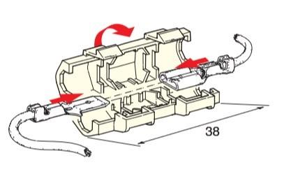 MTA INSULATING COVER FOR MALE/FEM. TERM. ( Conf. 50 Pz ) 4410083  8,0102660161e+01