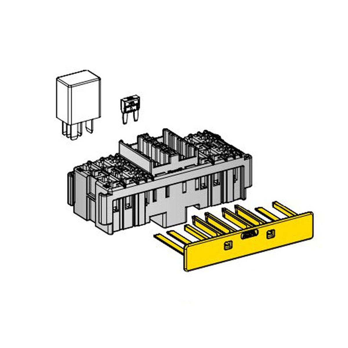 MTA - MODULO MINIVAL-MICRORELAY ( Conf. da 132 pz ) - Versione di colore nero del 0301564