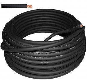 CAVO EXTRAFLESSIBILE NERO MATASSE DA 100 MT. - 25 MMQ. ( prezzo al mt )