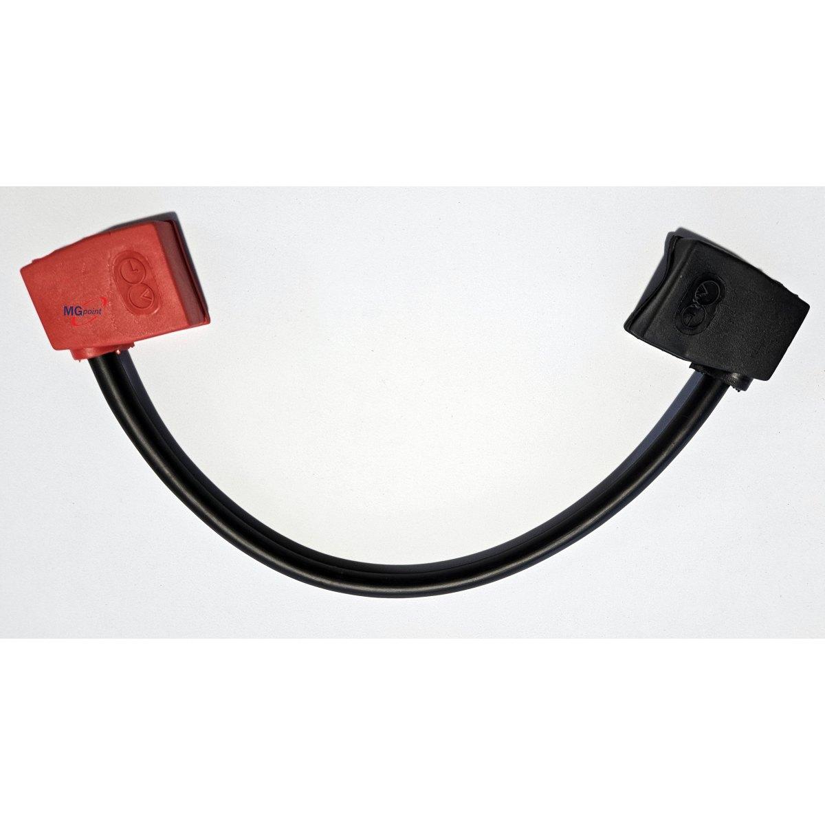 CAVO COLL. BATTERIA POSIT. E NEGAT. CAVO DA 70 MMQ LUNGO 500 MM CON ISOLANTI ( Conf. da 1 pz )
