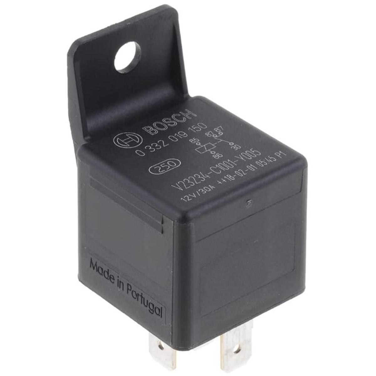 BOSCH - MINI RELAY 12 VOLT  5 X 6,3 mm (conf 1 pz) Sostituisce 0332019150