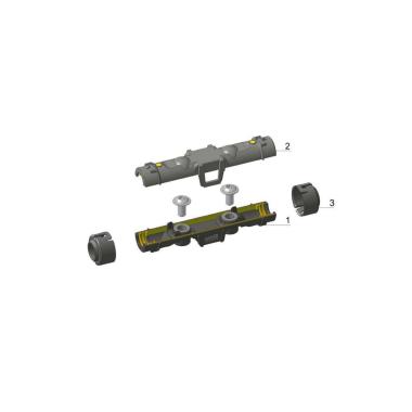 MTA - KIT WP IN LINE MEGAVAL WITH SCREW AND NUTS, COVER, FUSEHOLDER -NO GASKET ( Conf. 25 PZ )