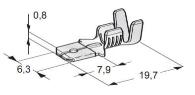TERMINAL FASTON M630 ( Conf. 5000 Pz )